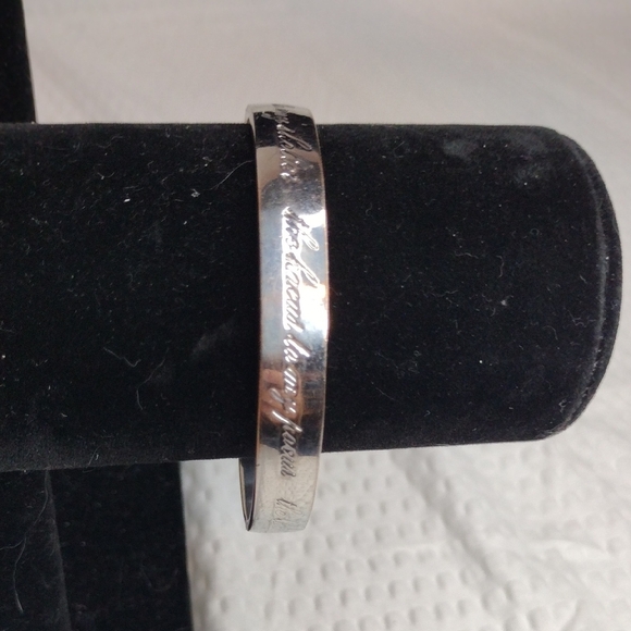 Kate Spade Silver Bangle Bracelet YOU AND ME - Picture 10 of 11